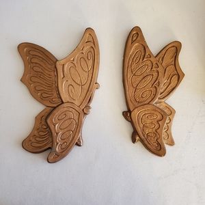 1970s Vintage Butterfly Wall Decor